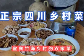 湖北人来到四川宜宾竹海乡村，品尝最地道的四川乡村土鸡土鸭川菜视频封面