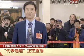 全国人大代表大会首场通道，雷军第一个出场发言！视频封面