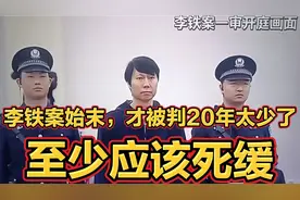 李铁案始末，李铁才被判刑20年太少了，至少应该死缓。