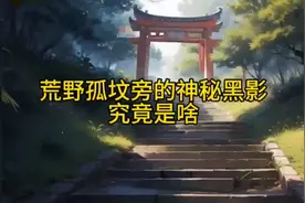 荒野孤坟旁的神秘黑影究竟是啥？视频封面