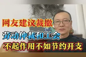 网友建议裁撤劳动仲裁和工会，既然起不到实际作用，不如节约开支视频封面