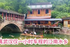 距离武汉仅一小时车程免门票的江南水乡、游山玩水逛古村品美食视频封面