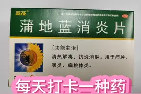 每天打卡一种药💊蒲地蓝消炎片视频封面