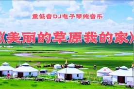 重低音DJ电子琴纯音乐《美丽的草原我的家》，旋律优美非常好听视频封面