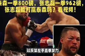 泰森一拳800磅，张志磊一拳962磅，张志磊能打赢泰森吗？看视频！视频封面