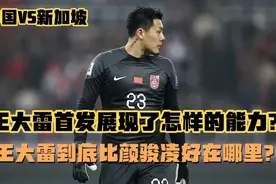 王大雷到底比颜骏凌强在哪里？王大雷首发展现了怎样的能力？视频封面