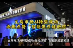 #义乌市场AI转型成功# 央视点赞智能供应链枢纽！视频封面