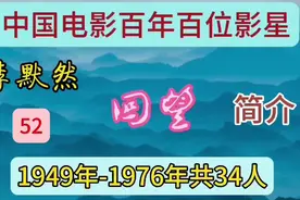 中国电影百年百位影星之52-李默然#影视综艺#电影明星#李默然视频封面