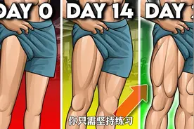 6个动作，在家没有器械徒手练出粗壮的大腿＃居家锻炼#大腿训练视频封面