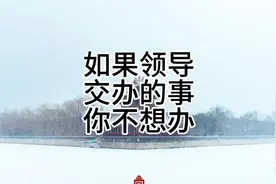 如果领导交办的事你不想办……视频封面