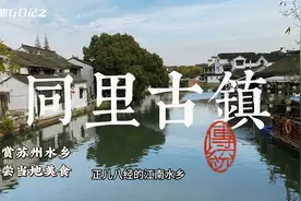 带你打卡苏州同里古镇感受百年人间烟火体验真正的江南水乡！视频封面