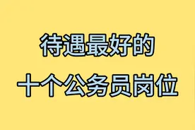 待遇最好的是十个公务员岗位视频封面