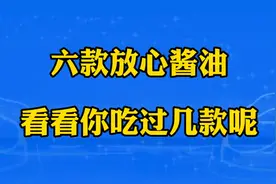 我国六款放心酱油，看看你吃过几款呢？视频封面