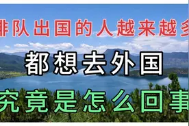 排队出国的人越来越多，都想去外国，究竟是怎么回事视频封面