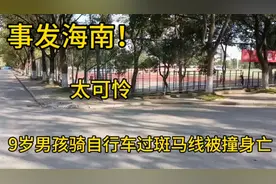 事发海南！太可怜，9岁男孩骑自行车被撞身亡视频封面