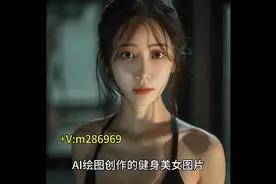 ai绘图，ai绘图健身美女视频封面