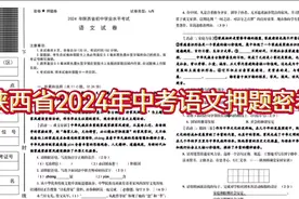 陕西2024中考语文押题试卷
