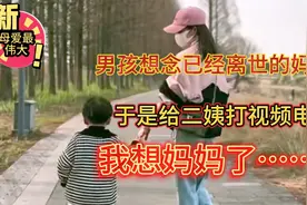 男孩想念已经离世的妈妈 于是给二姨打视频电话:二姨 我想妈妈了视频封面