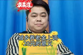 城乡养老金上调20元的意义视频封面