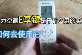 格力空调E享键如何使用，有了它什么就不用管，就可以自动调节视频封面