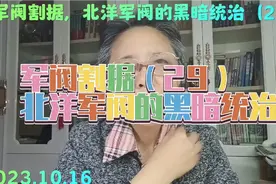 军阀割据，北洋军阀的黑暗统治（29）视频封面