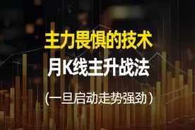 在股票投资的世界中，有一项主力畏惧的技术。月K线主声战法视频封面