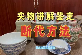收获不少清代老瓷，实物讲解收获老瓷的鉴定方法以及如何判断年代视频封面