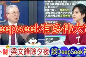台媒：很多人还不明白deepseek有多伟大！属于国运级别的科技成果视频封面
