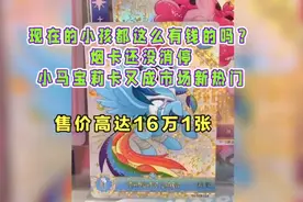 16万一张的小马宝莉卡，炒作还是收藏视频封面