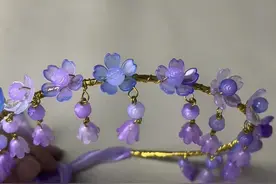 香妃发箍（渐变五瓣花）手工串珠教程视频封面