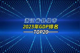 浙江省20个县级市，2023年GDP排名视频封面