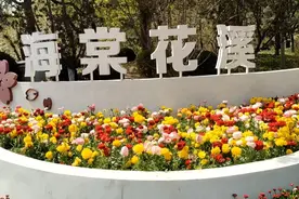 海棠花溪～元大都城垣遗址公园，河岸两边开满了各式各样的海棠花视频封面