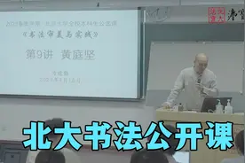 【北大书法公开课 第9讲：黄庭坚视频封面