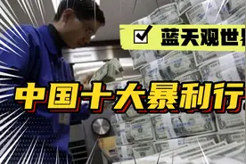 中国十大暴利行业视频封面
