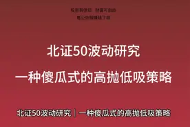 北证50波动研究｜一种傻瓜式的高抛低吸策略视频封面