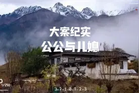 大案纪实，公公与儿媳的故事，雪山下的世外桃源#视频封面