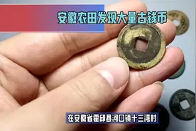 安徽一村庄挖出大量疑似古钱币视频封面