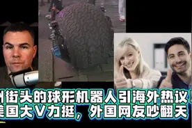 温州街头的球形机器人引海外热议！美国大V力挺，外国网友吵翻天视频封面