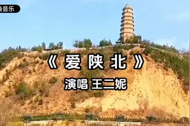 陕北民歌欣赏#《爱陕北》演唱 王二妮#宝塔放光辉 光芒万丈照陕北视频封面