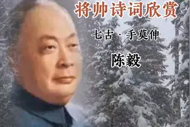 将帅诗词欣赏！缅怀陈毅元帅，致敬革命先烈视频封面