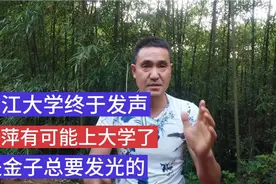浙江大学终于发声 姜萍有可能上心怡的大学了 是金子总要发光的视频封面