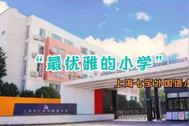 上海七宝外国语小学，被评为“最优雅”和“最难进“小学之一！视频封面