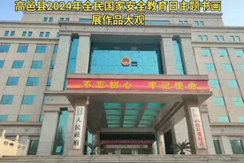 高邑县2024年全民国家安全教育日主题书画展作品大观视频封面