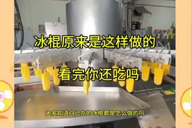 冰棍的制作原来是这样，看完你还敢吃吗。视频封面