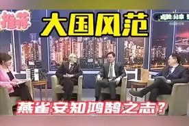 见解独到深刻，有理有据，句句在理！大国风范-燕雀安知鸿鹄之志视频封面