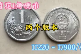 少见的菊花1角，两个版本都涨了10万多倍，别再乱丢乱放了视频封面