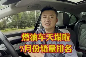 燃油车天塌啦？7月份销量排行榜已经出来啦！前十名当中仅有两款