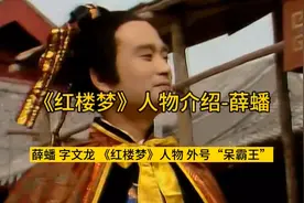 《红楼梦》人物介绍之王夫人外甥薛姨妈儿子薛蟠视频封面