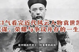 一口气看完近代风云人物袁世凯 权谋、荣耀与争议并存的一生视频封面