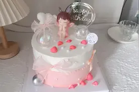 女生最喜欢的小公主卡通蛋糕，半翻糖蛋糕制作过程分享